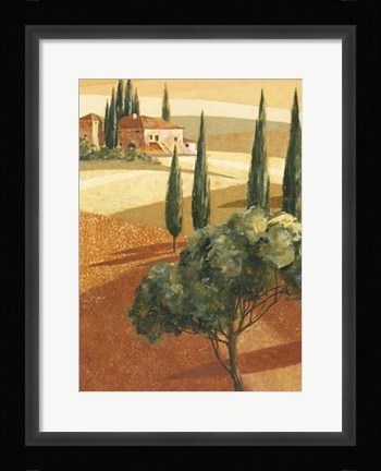 Framed Toscana I Print
