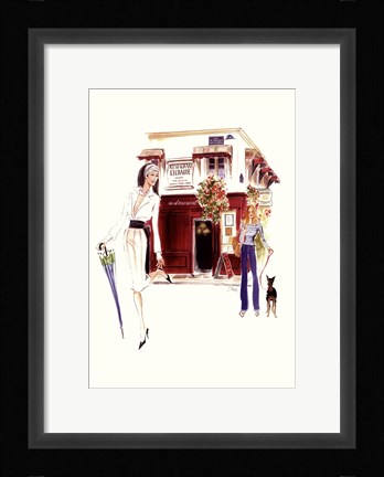 Framed Restaurant Lechaude Print