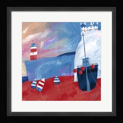 Framed Low Tide Print