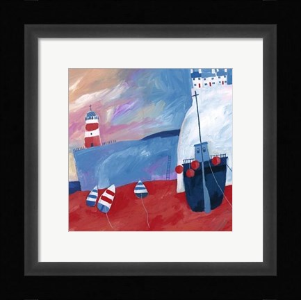 Framed Low Tide Print