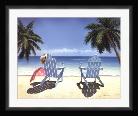 Framed Cocktails for Two Print