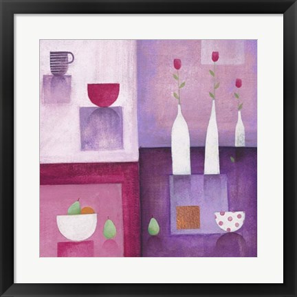 Framed La Salle I Print