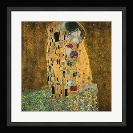 Framed Der Kuss Print