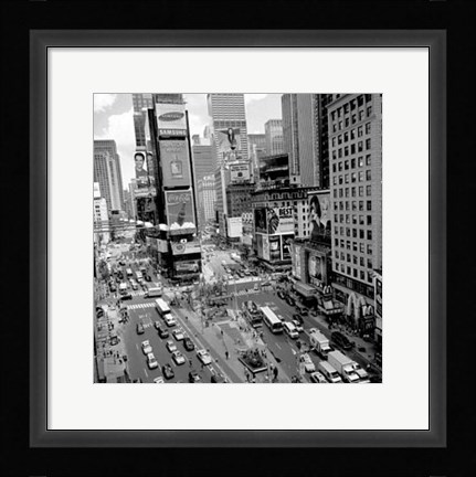 Framed Times Square Afternoon Print