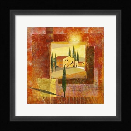 Framed Toscana IV Print