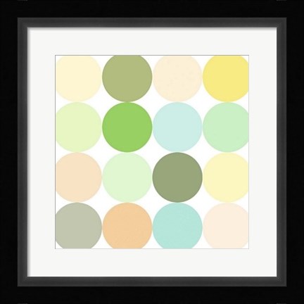 Framed Sixteen Circles Make a Square II Print