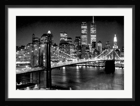 Framed Brooklyn Bridge Print