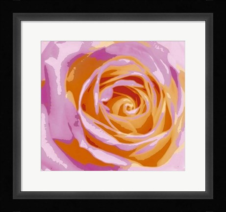 Framed Rose Variation II Print