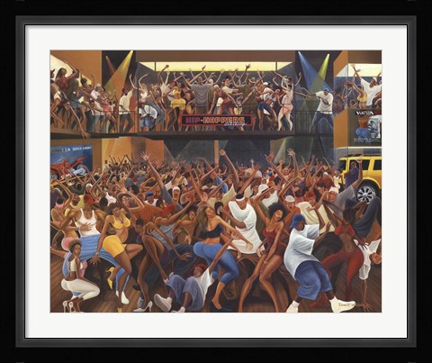Framed Hip Hoppers Print