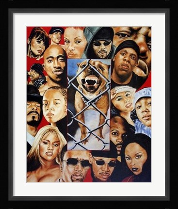 Framed My Doggs Print