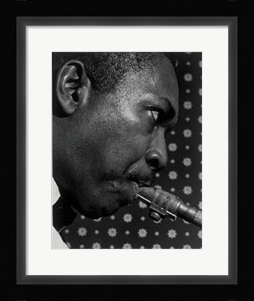 Framed John Coltrane Print