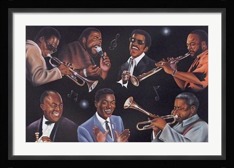 Framed Greatest of All - Rhythm &amp; Jazz Print