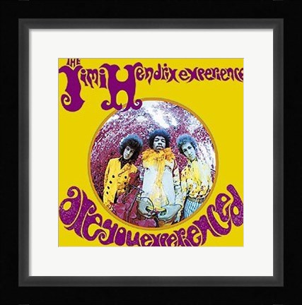 Framed Jimi Hendrix, are you experienced Print