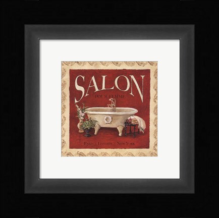 Framed SalonPourFemme Print