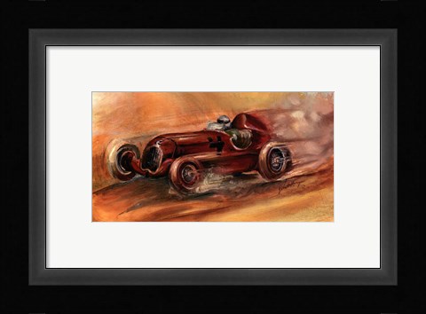Framed Le Mans 1935 Print