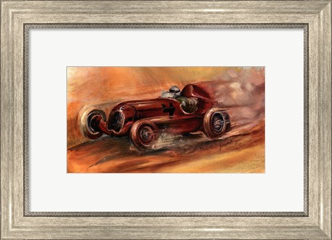 Framed Le Mans 1935 Print