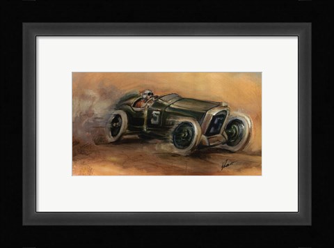 Framed French Grand Prix 1914 Print