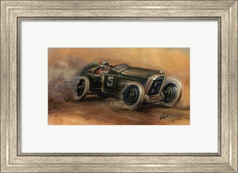 Framed French Grand Prix 1914 Print