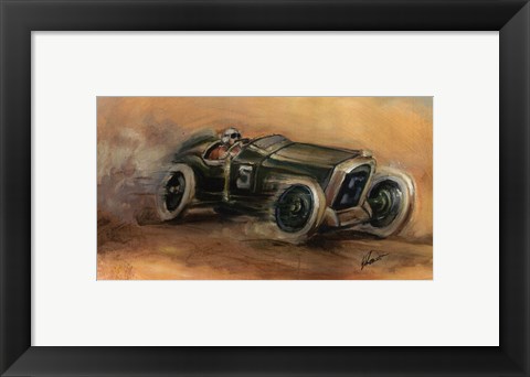 Framed French Grand Prix 1914 Print