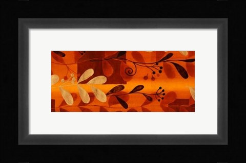 Framed Sun Kissed Silhouette V Print
