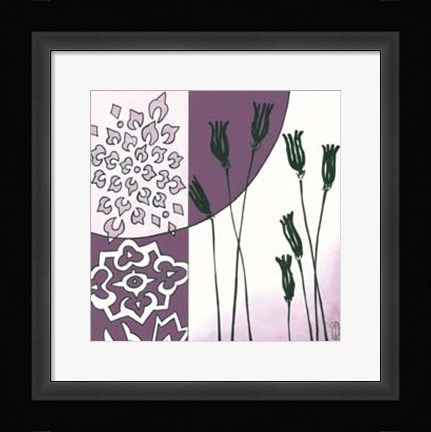 Framed Kimono Garden II Print