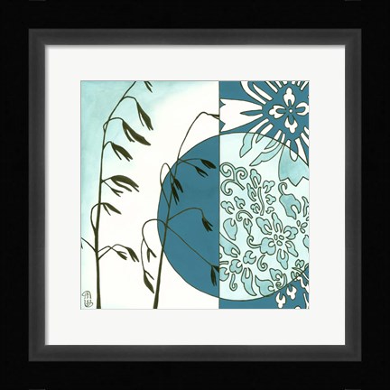 Framed Kimono Garden III Print