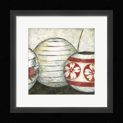 Framed New Year Lanterns II Print