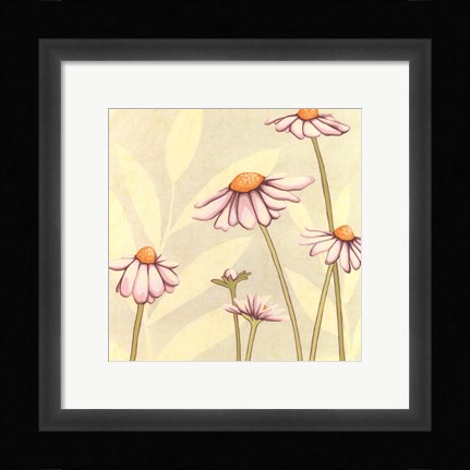 Framed Garden Silhouette IV Print