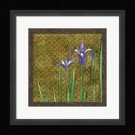 Framed Exotic Garden III Print