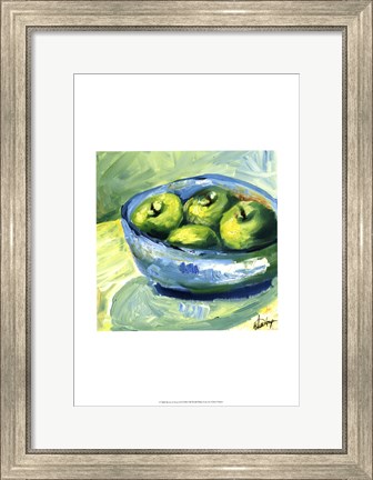 Framed Bowl of Fruit II Print