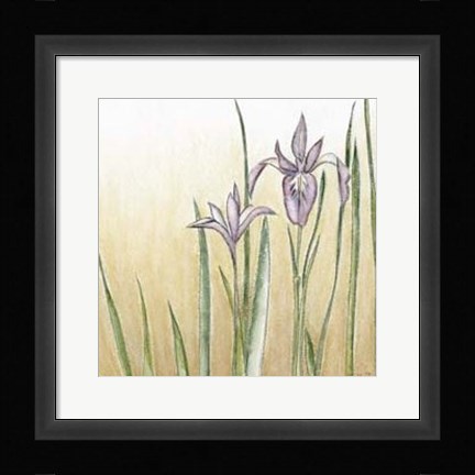 Framed Sunset Garden I Print