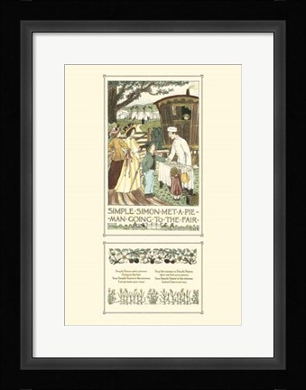 Framed Simple Simon Print