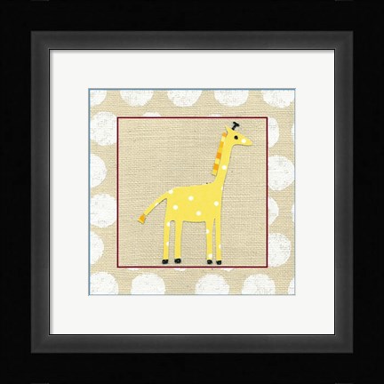 Framed Katherine's Giraffe Print
