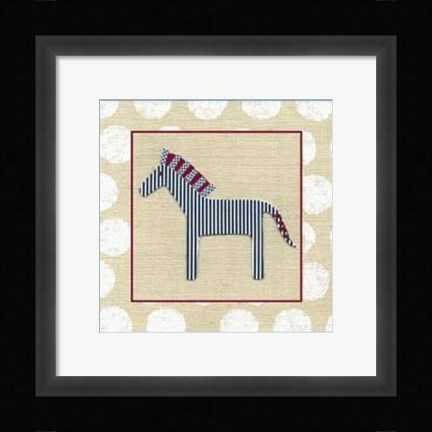 Framed Katherine's Zebra Print