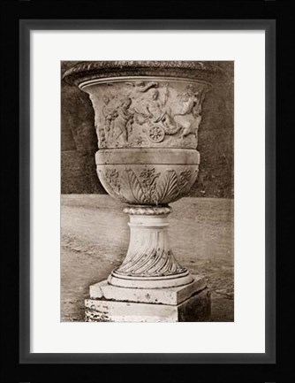 Framed Versailles Urn I Print