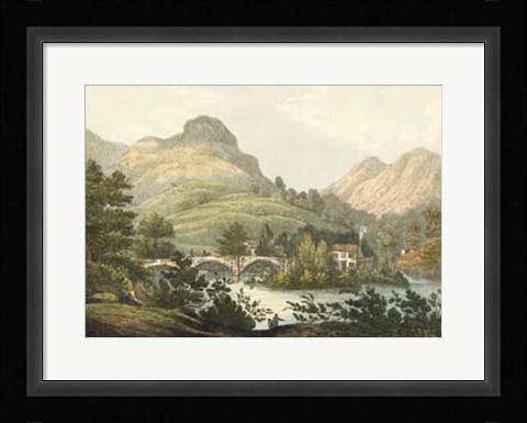 Framed English Countryside III Print