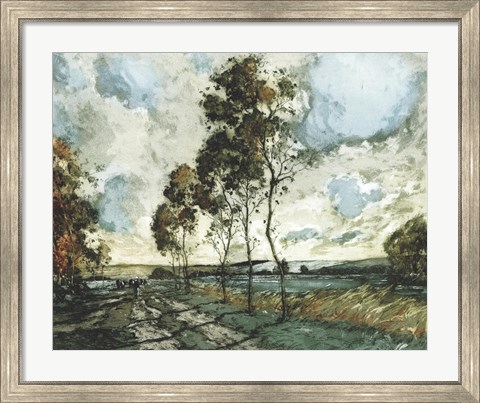 Framed Autumn Landscape IV Print