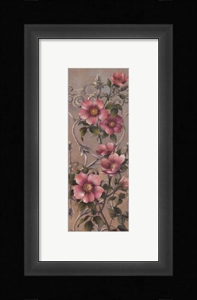 Framed Romantic Garden II Print