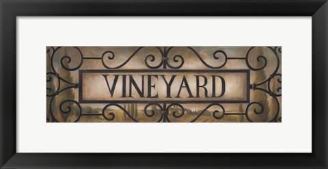 Framed Vineyard Print