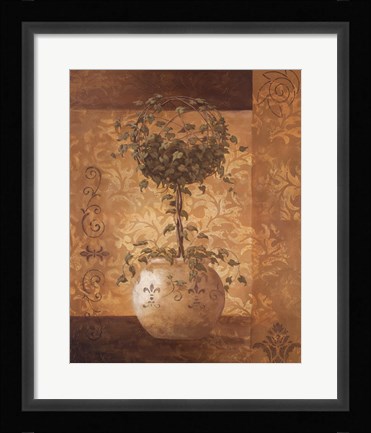 Framed Topiary II Print