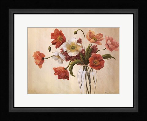 Framed Cynde's Poppies Print
