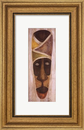 Framed Tikar Mask Print
