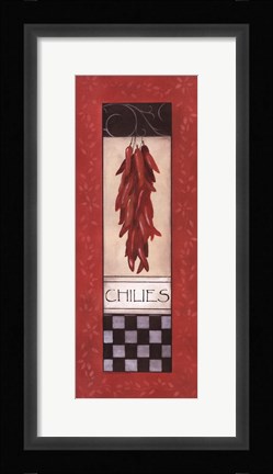 Framed Chilies Print