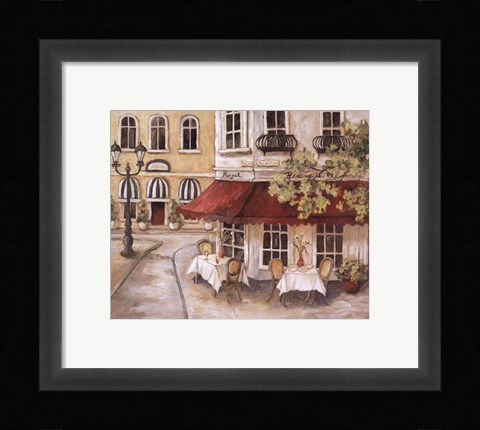 Framed Daytime Cafe II Print
