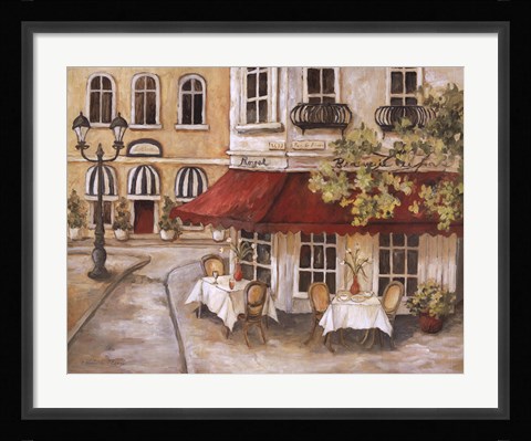 Framed Daytime Cafe II Print
