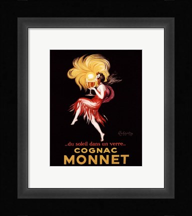 Framed Cognac Monnet Print