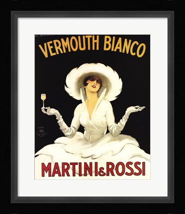 Framed Martini &amp; Rossi Print