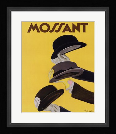 Framed Chapeau Mossant Print