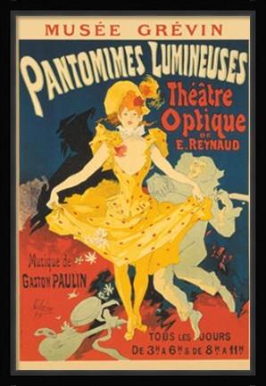 Framed Pantomimes Lumineuses Print