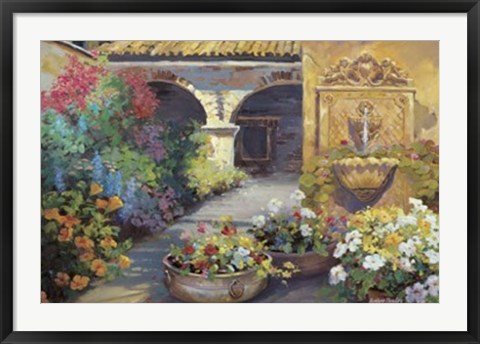 Framed Fontana d'Oro Print